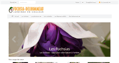 Desktop Screenshot of fuchsia-delhommeau.com