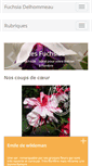 Mobile Screenshot of fuchsia-delhommeau.com
