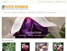 Tablet Screenshot of fuchsia-delhommeau.com